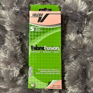 Velcro Fabric Fusion Fastener - Heat-Activated Adhesive White 5’